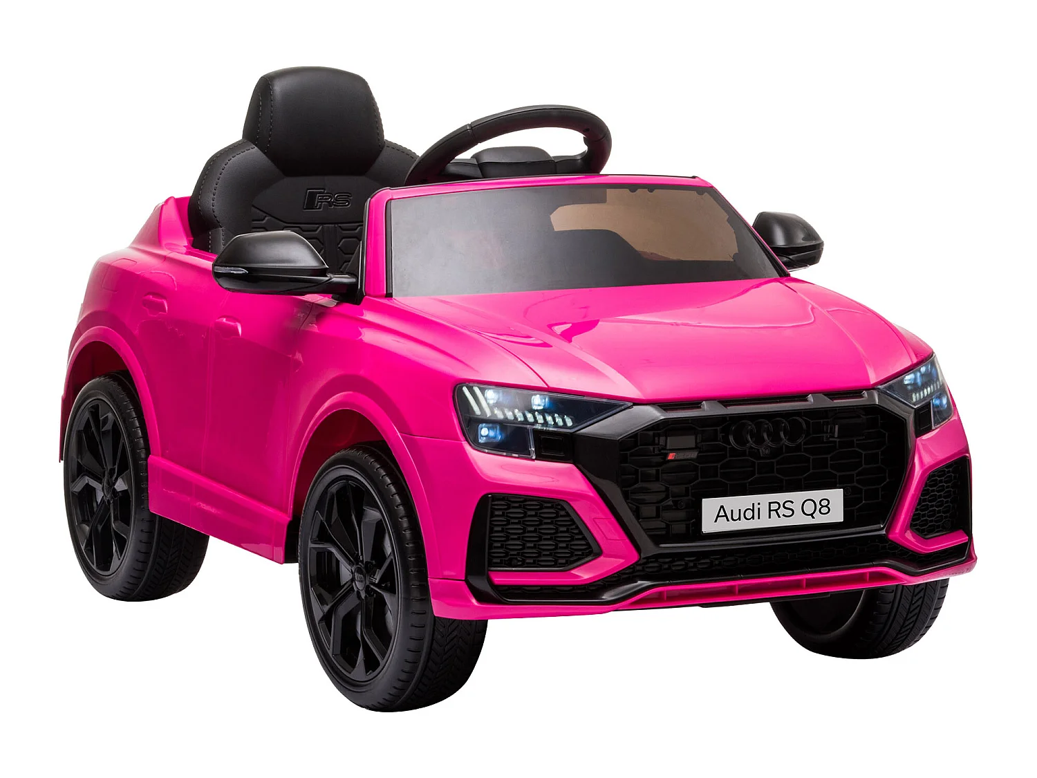 Coche eléctrico para niños rosa 101x62x51 cm HOMCOM