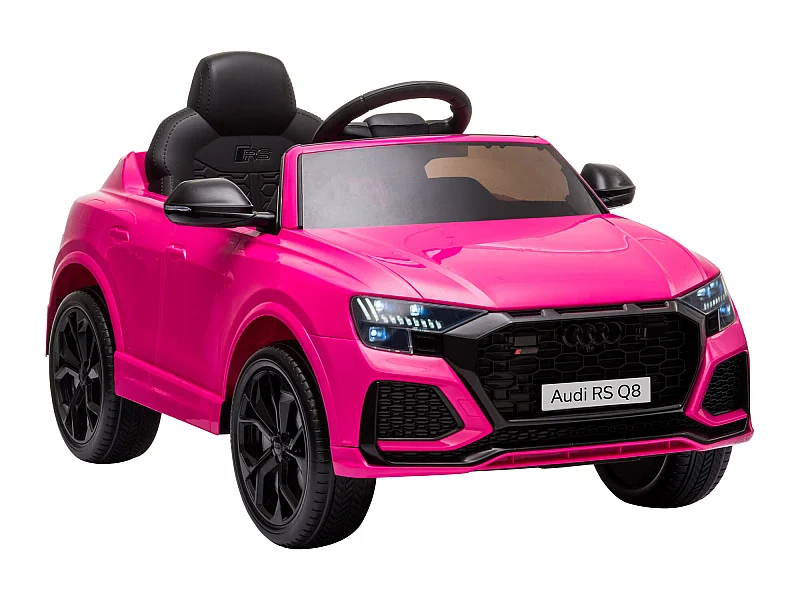 Coche eléctrico para niños rosa 101x62x51 cm HOMCOM