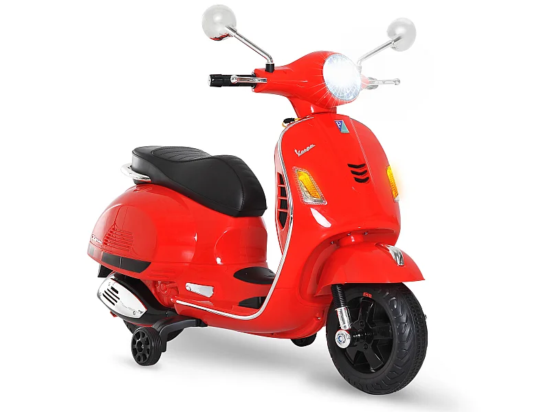 Moto eléctrica infantil rojo 102x50,5x75,5cm HOMCOM