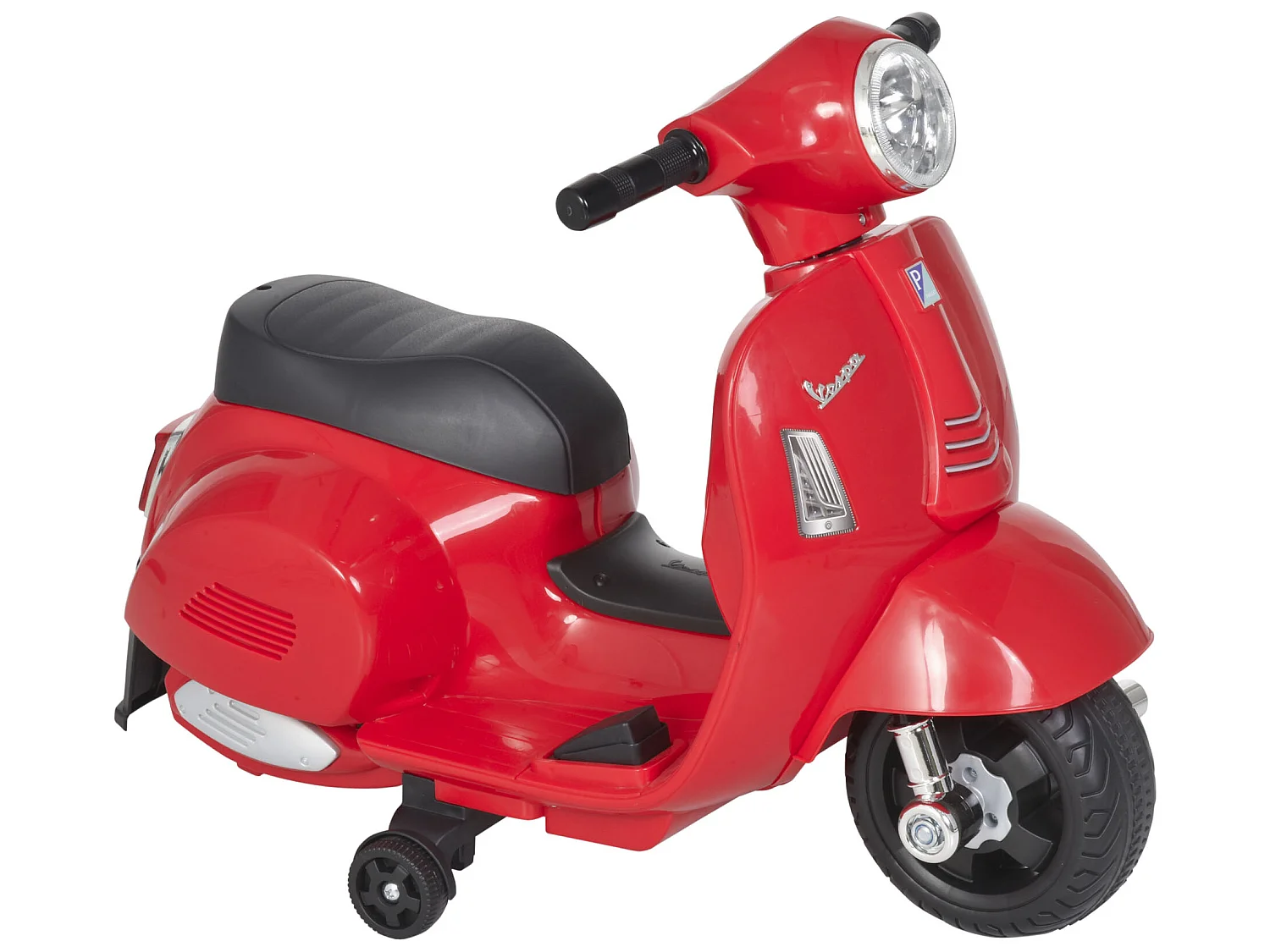 Moto eléctrica para niños rojo 66.5x38x52 cm HOMCOM