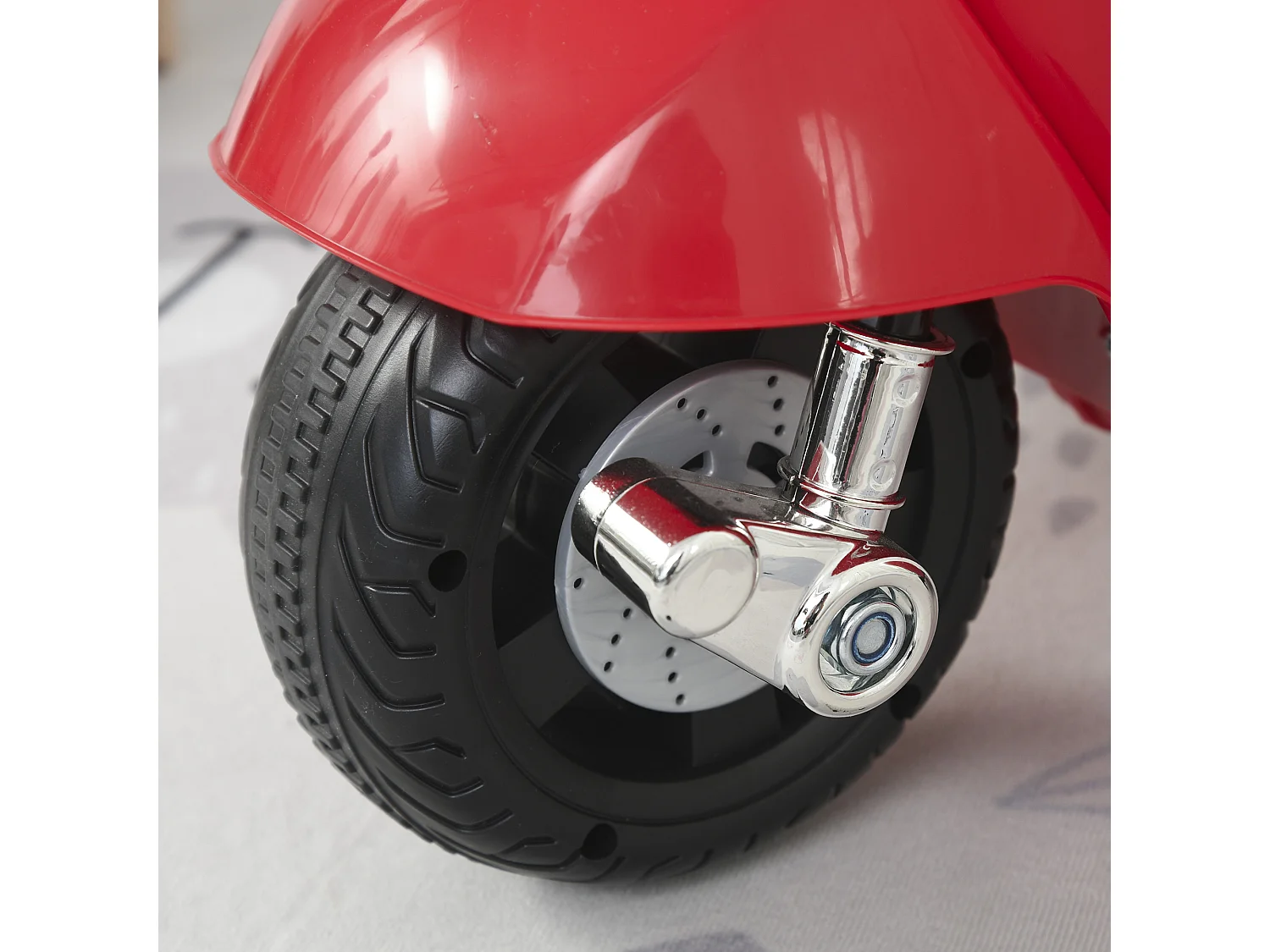 Moto eléctrica para niños rojo 66.5x38x52 cm HOMCOM