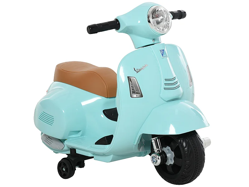 Moto eléctrica para niños verde 66.5x38x52 cm HOMCOM