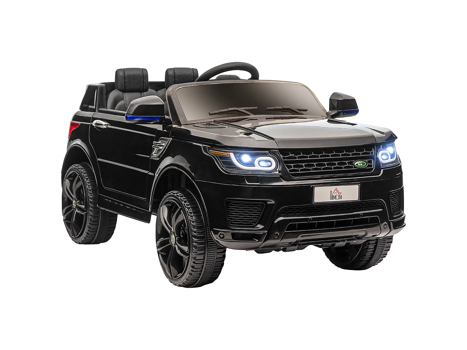 Coche eléctrico infantil negro 110x68x52 cm HOMCOM