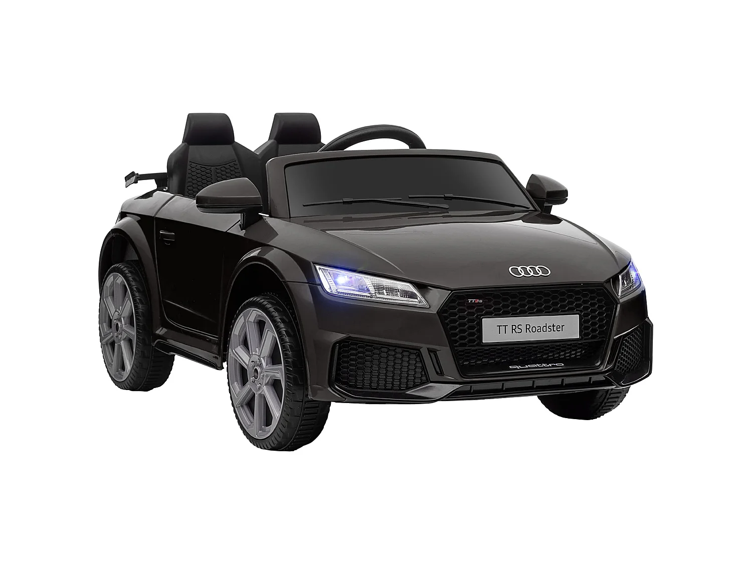 Coche eléctrico infantil negro 102x60x44 cm HOMCOM