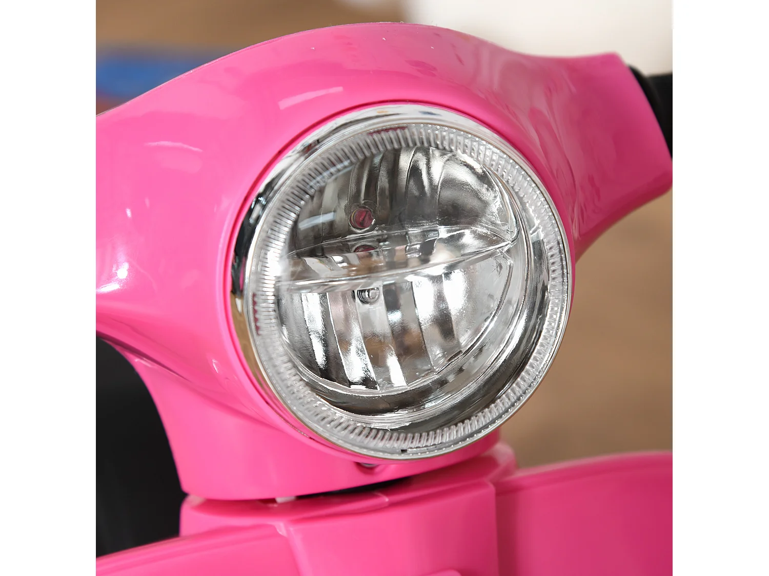 Moto eléctrica para niños rosa 66.5 x 38 x 52 cm HOMCOM