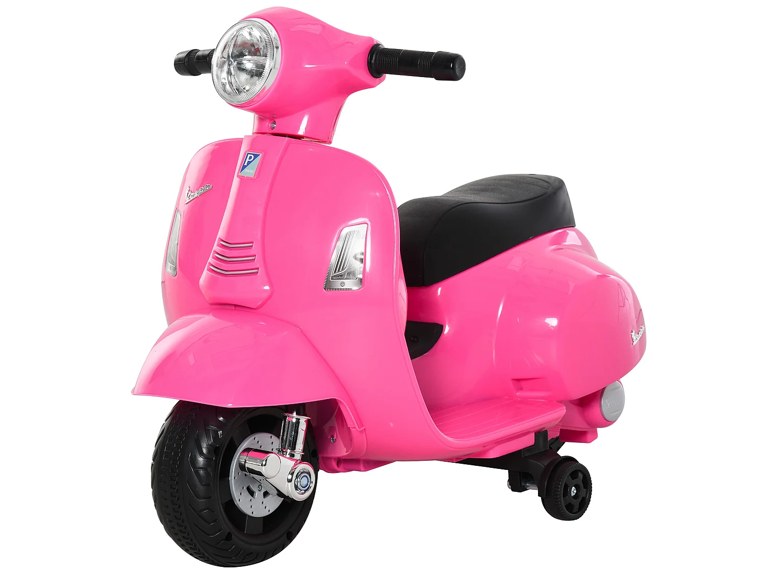 Moto eléctrica para niños rosa 66.5 x 38 x 52 cm HOMCOM