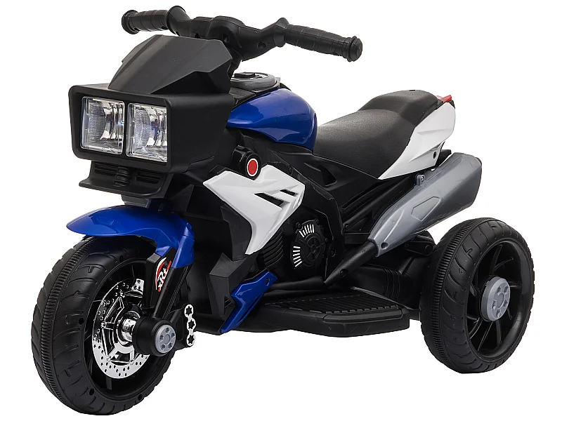 Moto eléctrica infantil azul 86x42x52 cm HOMCOM