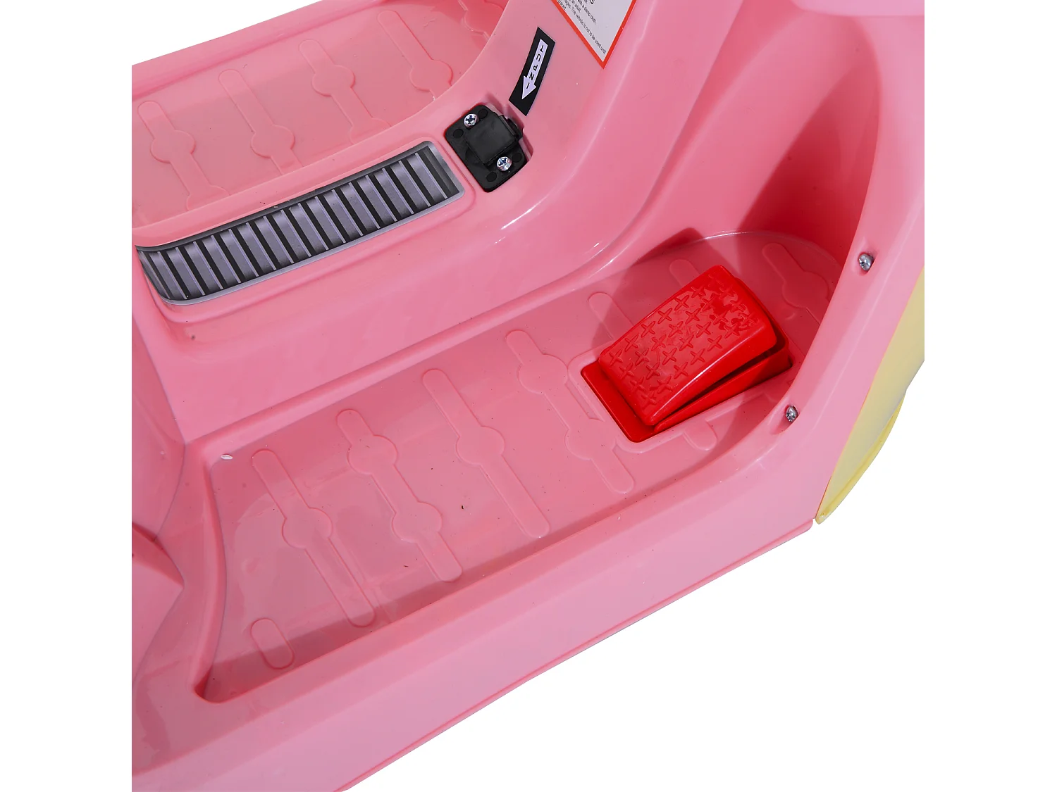 Moto eléctrica infantil rosa 108x51x75 cm HOMCOM