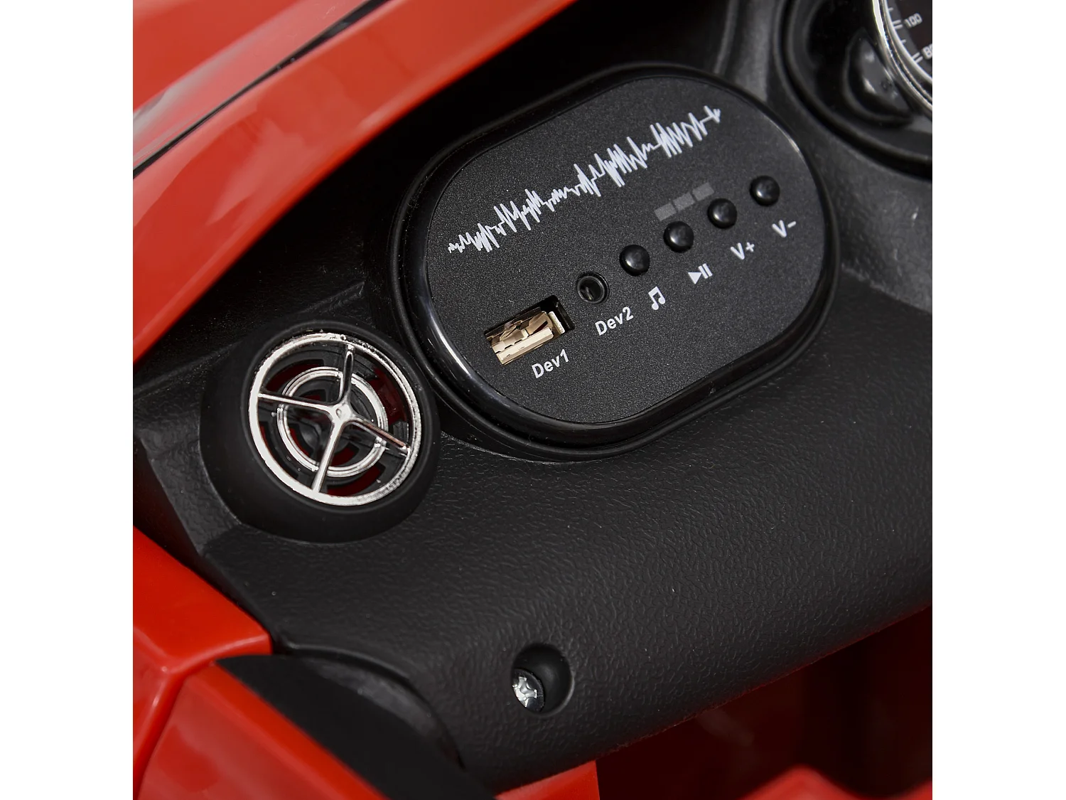 Coche eléctrico rojo 100x58x46cm HOMCOM