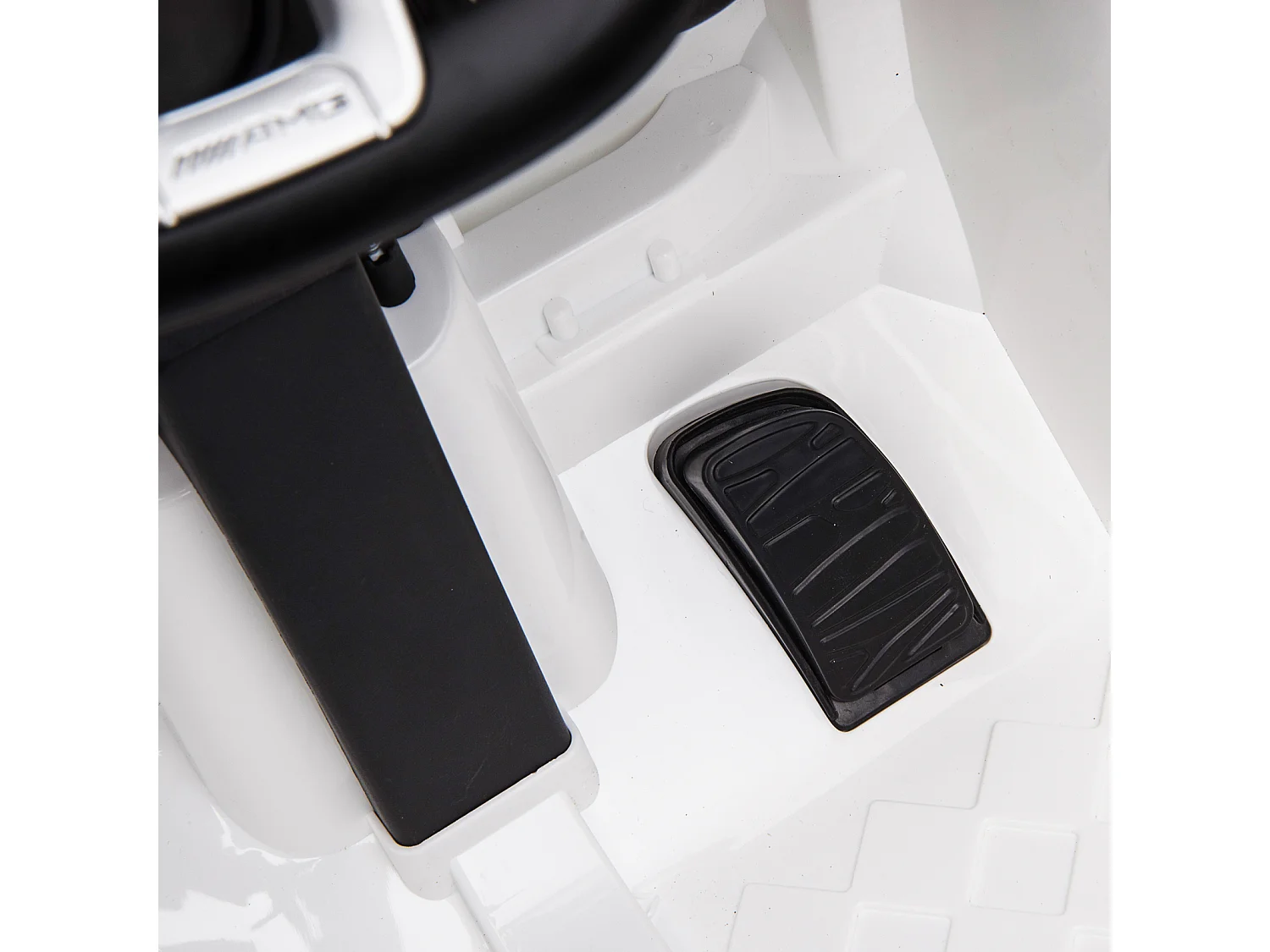 Coche eléctrico blanco 115x70x55cm HOMCOM