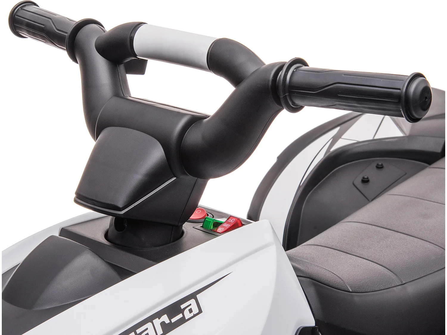 Quad eléctrico infantil blanco 83x53x55.5 cm HOMCOM