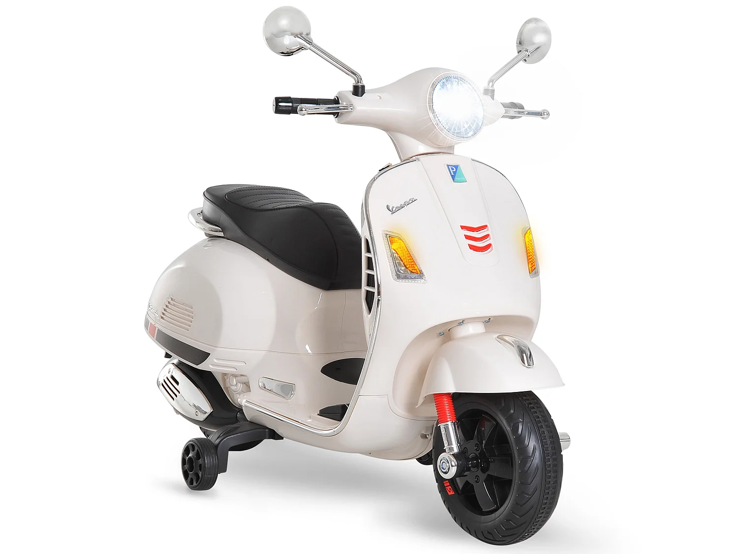 Moto eléctrica infantil blanco 102x50,5x75,5cm HOMCOM