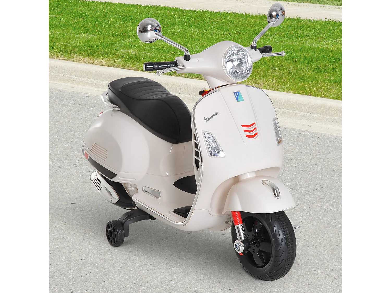 Moto eléctrica infantil blanco 102x50,5x75,5cm HOMCOM