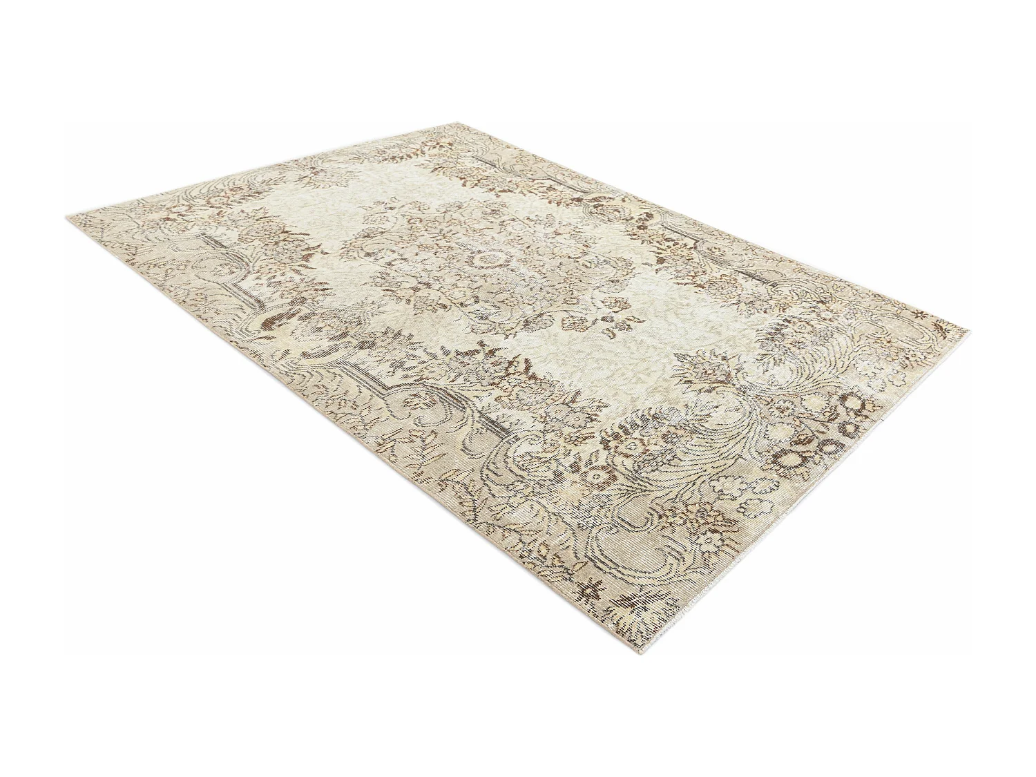 Tapis de laine 155x231 brun Ultra Vintage