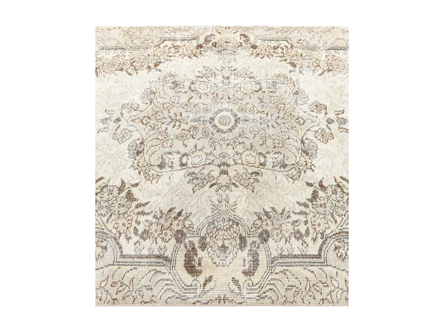 Tapis de laine 155x231 brun Ultra Vintage