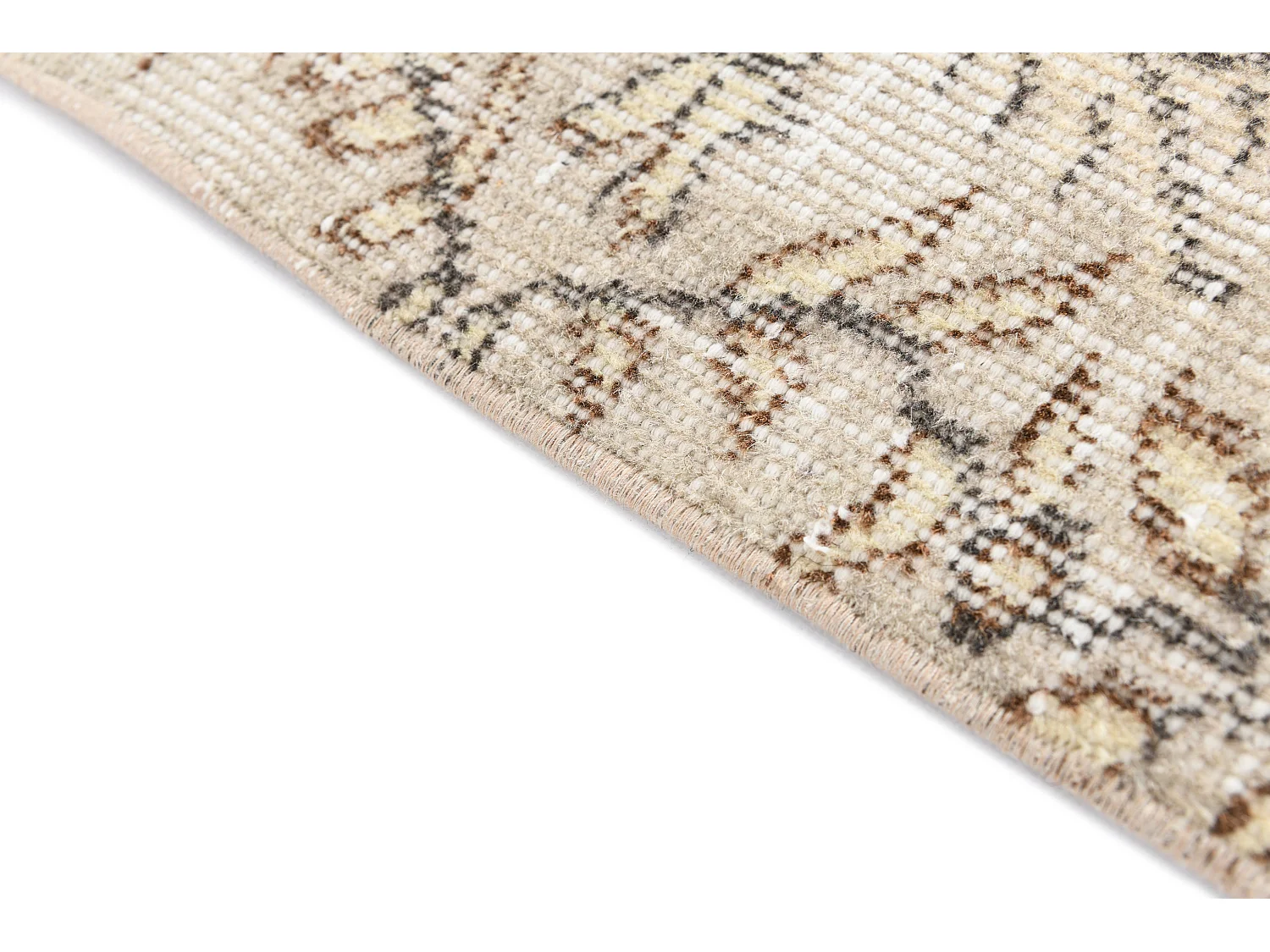 Tapis de laine 155x231 brun Ultra Vintage