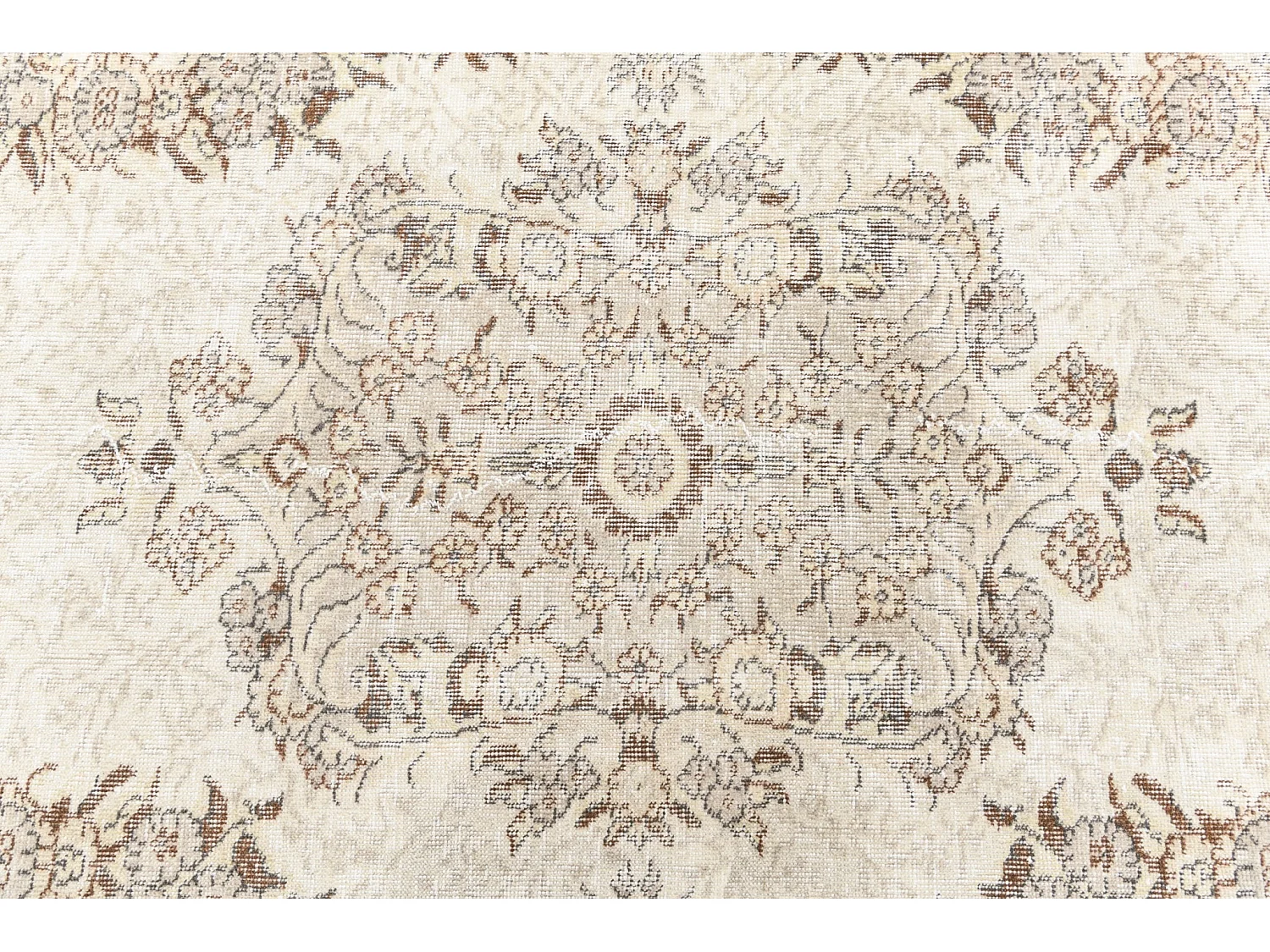 Tapis de laine 155x231 brun Ultra Vintage
