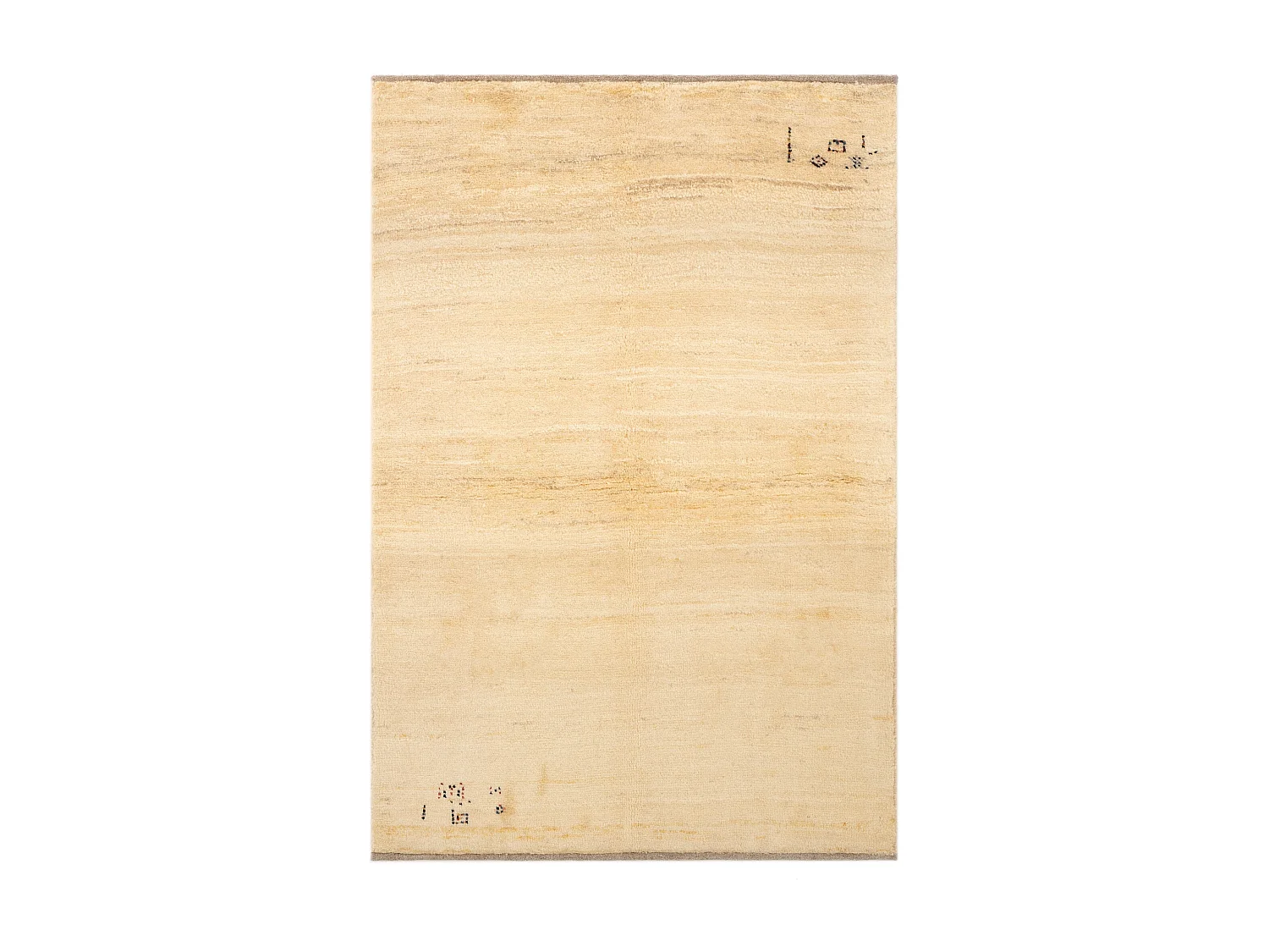 Tappeto in lana 99x146 beige Gabbeh