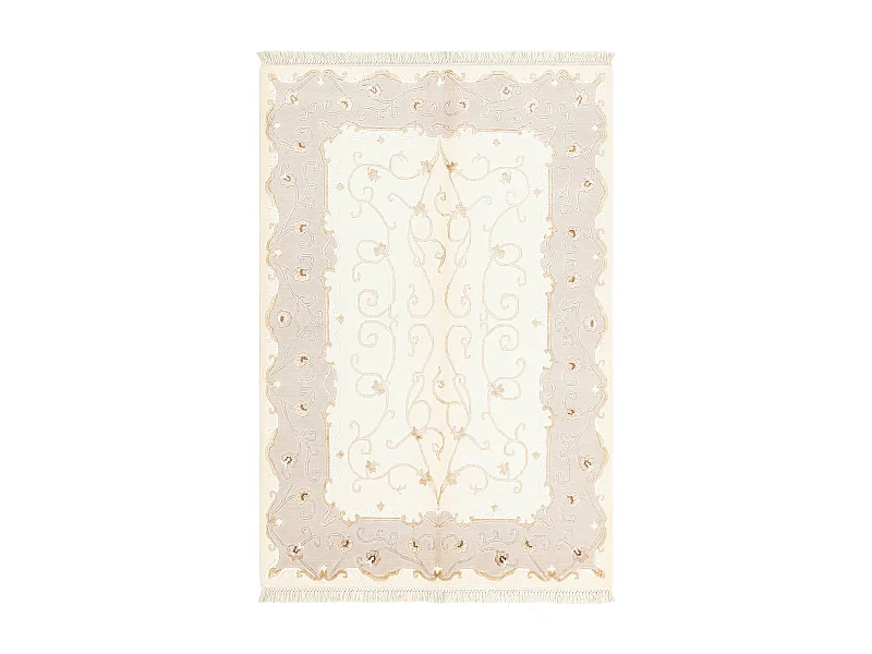 Wollteppich 122x180 Beige Darya