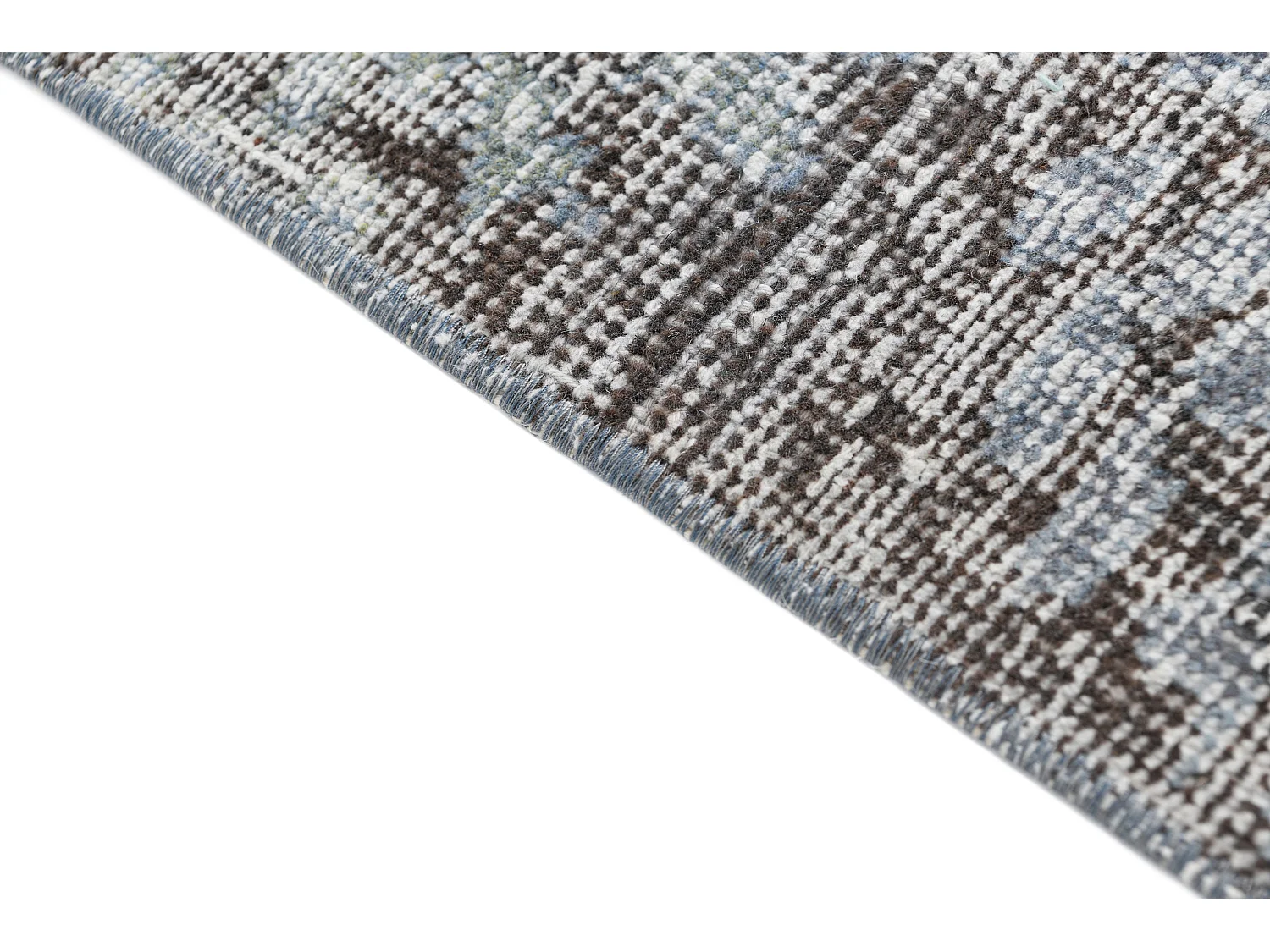 Wollteppich 198x297 Blau Ultra Vintage