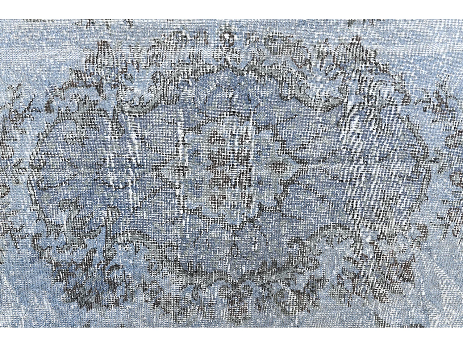 Wollteppich 198x297 Blau Ultra Vintage