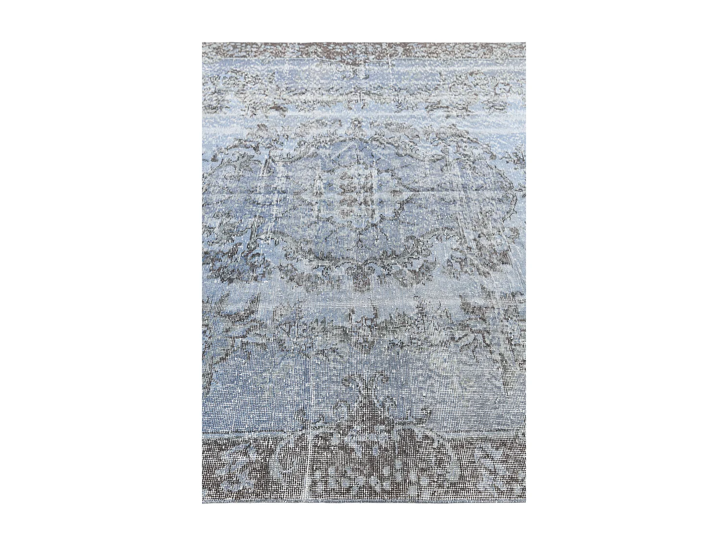 Tapis de laine 198x297 Bleu Ultra Vintage