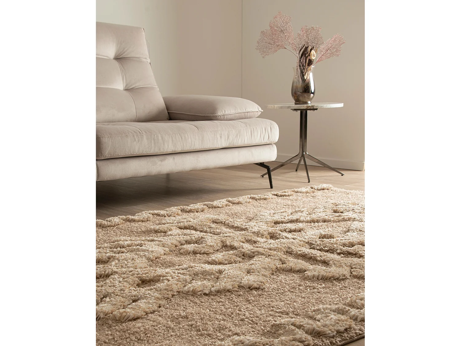 Hochflorteppich 160x245 Braun Thun Scutum