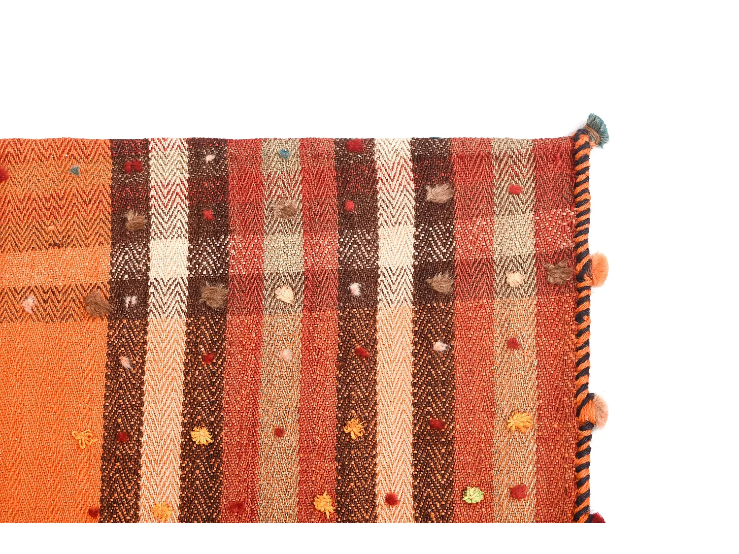 Tapis de laine 149x200 orange Jajim