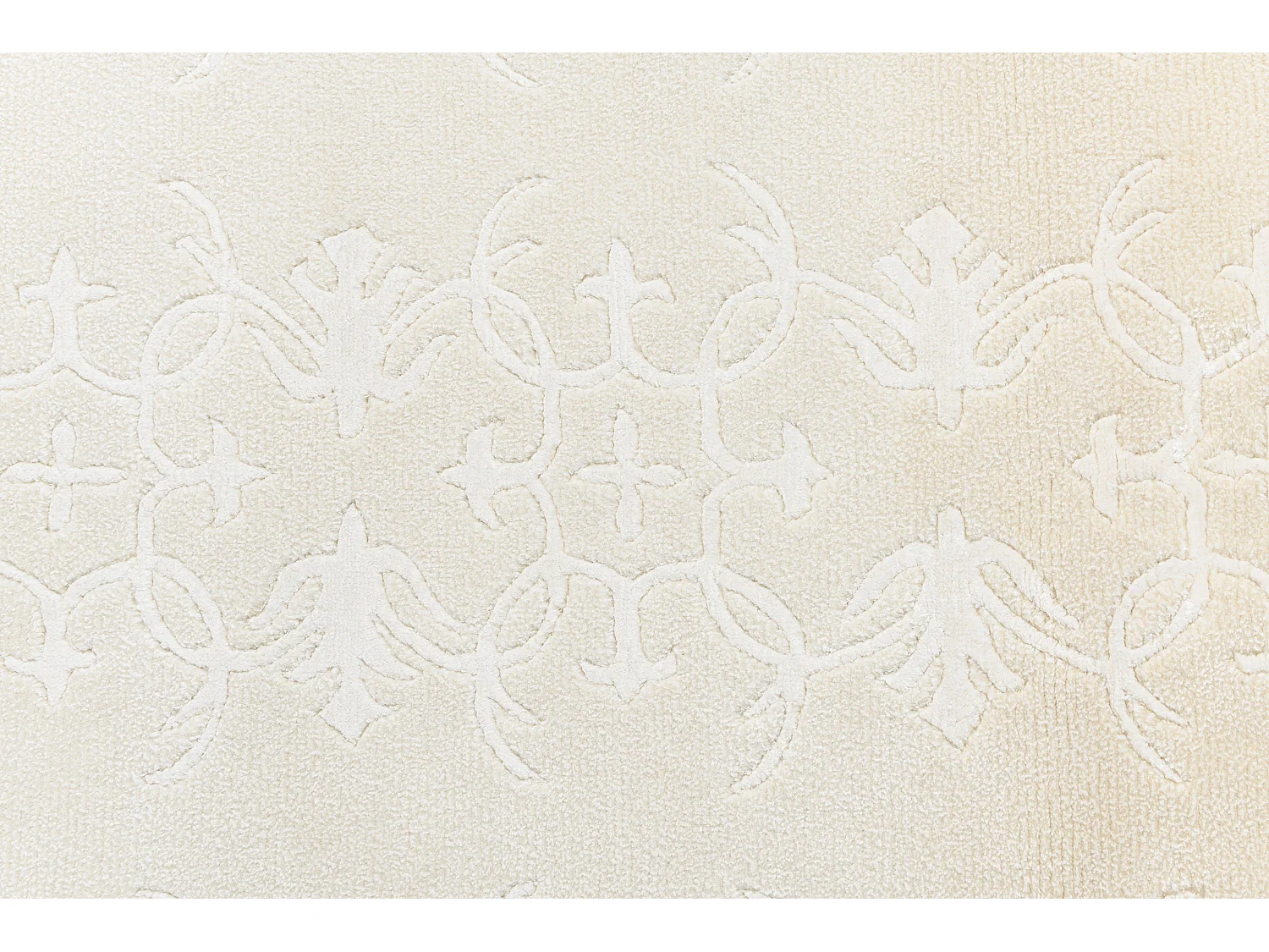 Tapis de couloir en laine 79x203 beige Darya