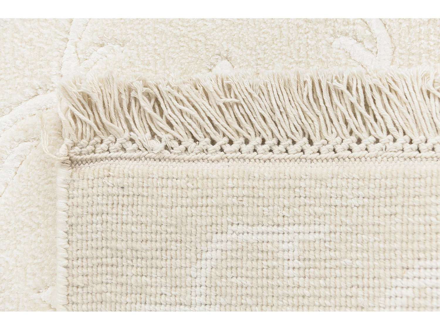 Tapis de couloir en laine 79x203 beige Darya