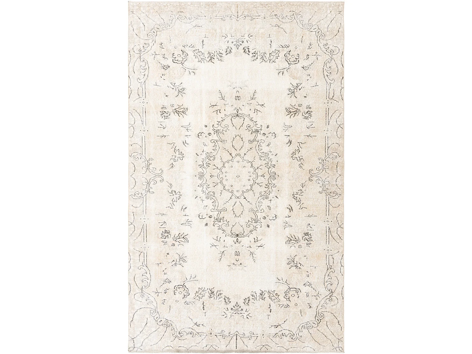 Tappeto in lana 198x320 beige Ultra Vintage