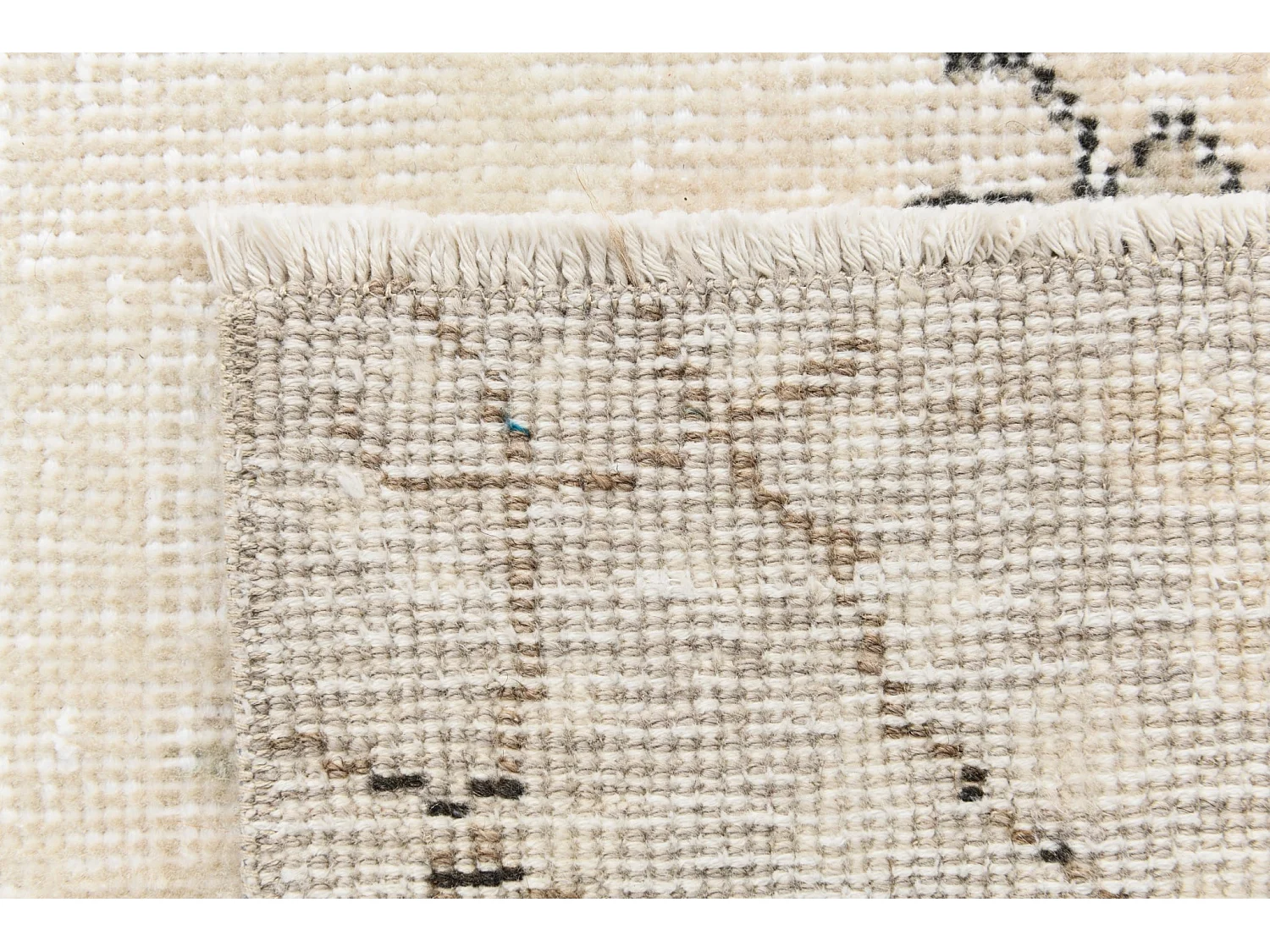 Tapis de laine 198x320 beige Ultra Vintage