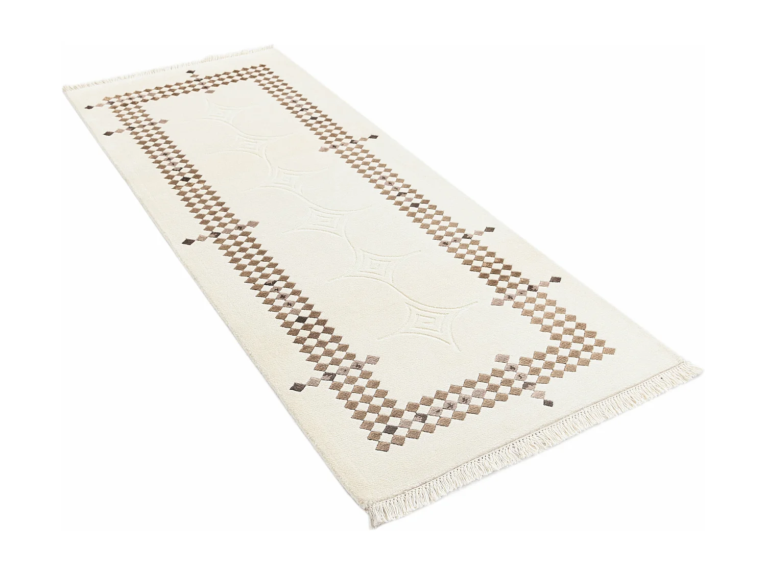 Loper-Woltapijt 203x79 Beige Darya