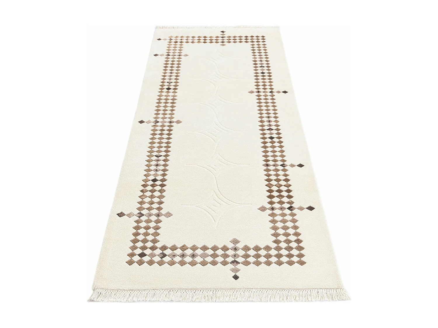 Loper-Woltapijt 203x79 Beige Darya