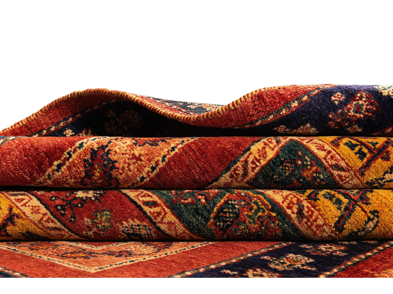 Wollteppich 108x160 Rot Kashkuli