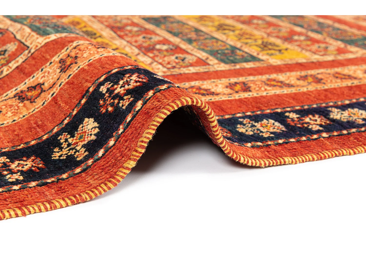 Wollteppich 108x160 Rot Kashkuli