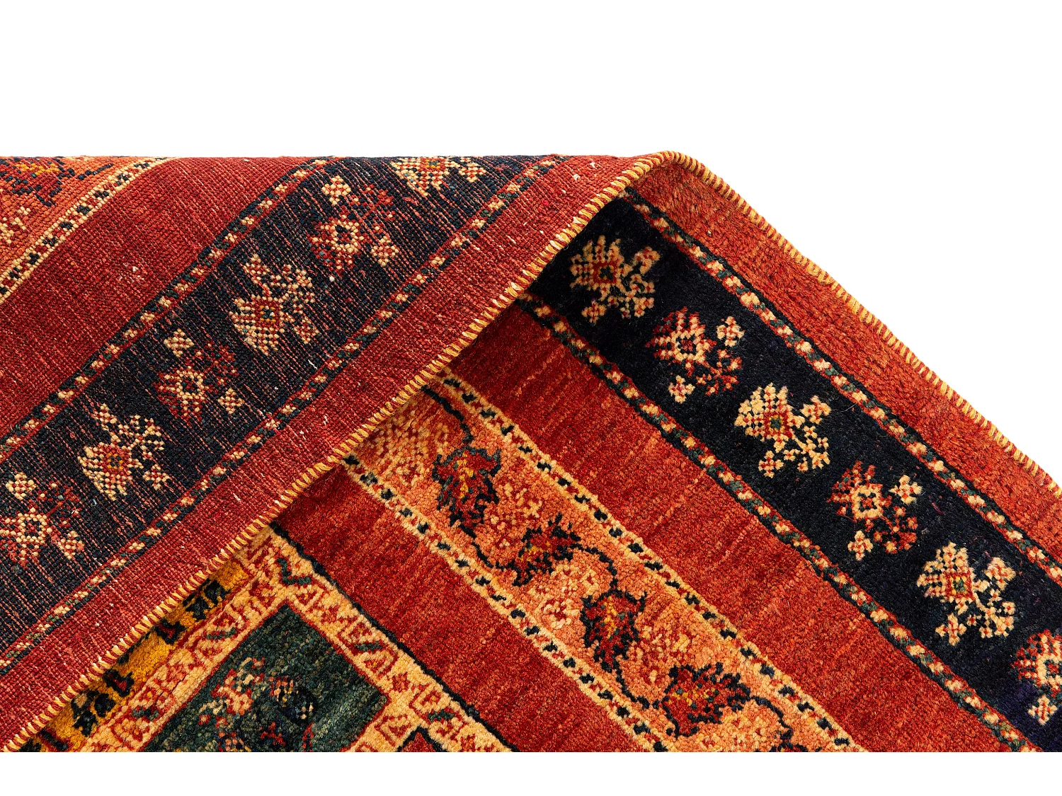 Wollteppich 108x160 Rot Kashkuli