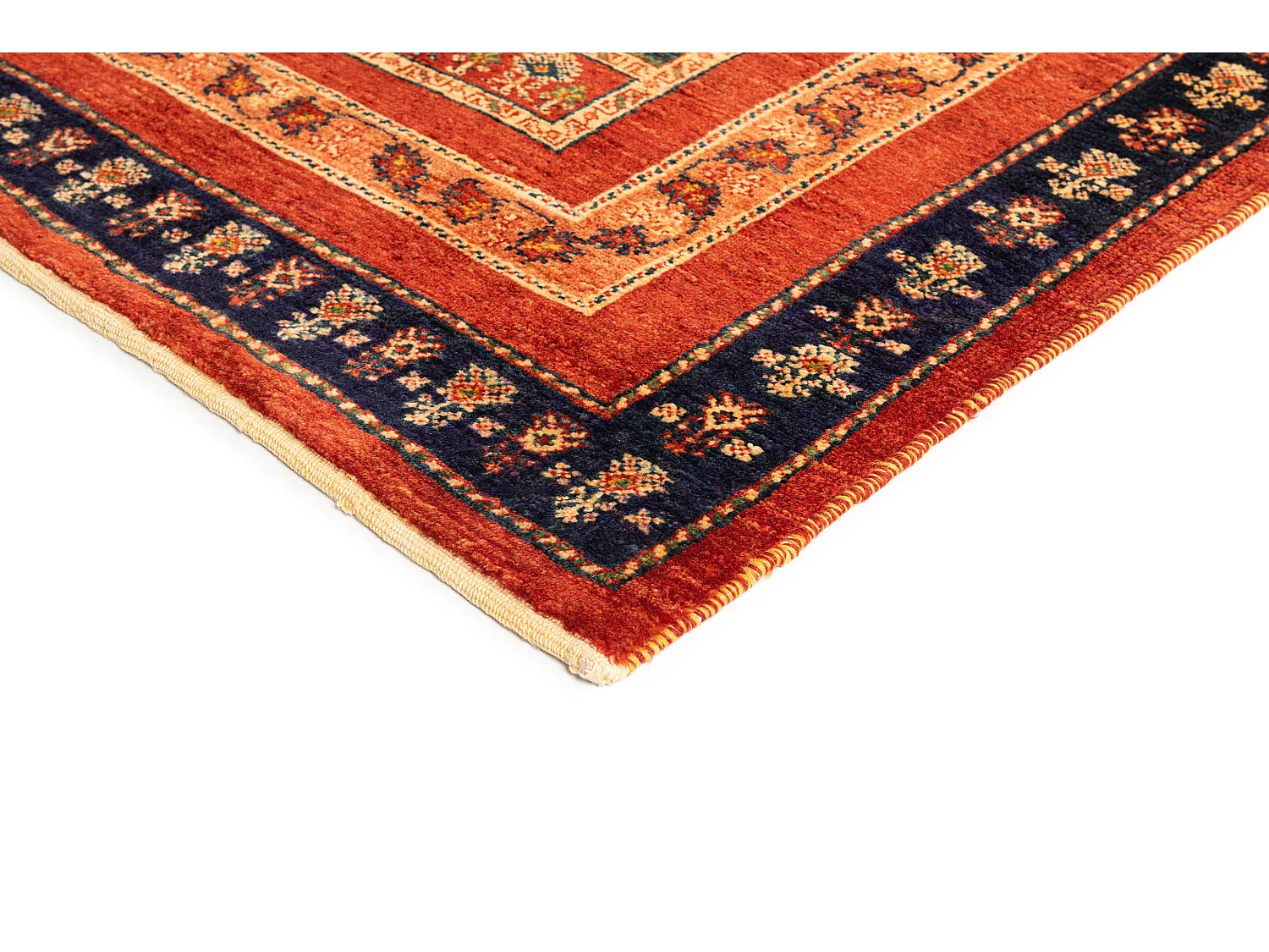 Wollteppich 108x160 Rot Kashkuli