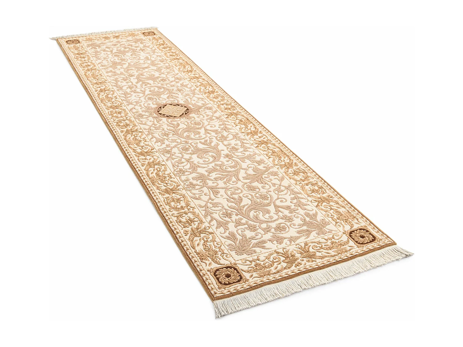 Loper-Woltapijt 302x81 Bruin Darya