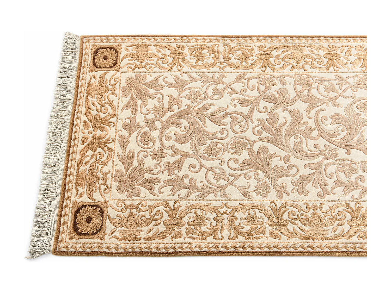 Loper-Woltapijt 302x81 Bruin Darya