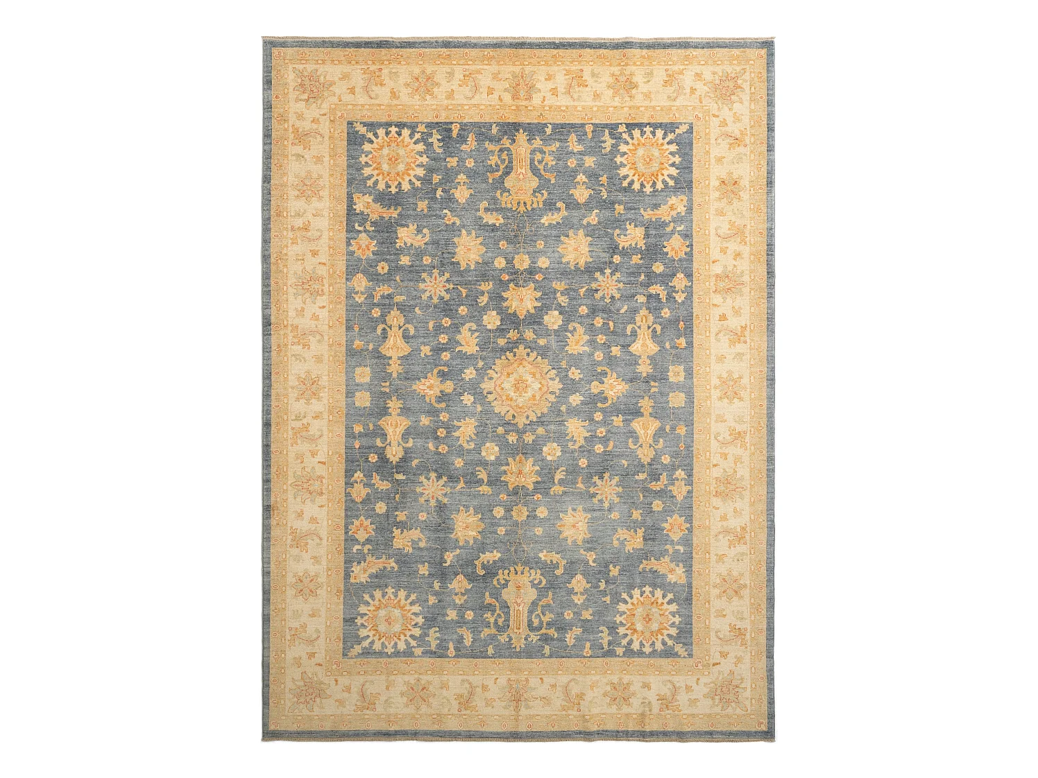 Tapis de laine 250x341 Bleu Kaizar