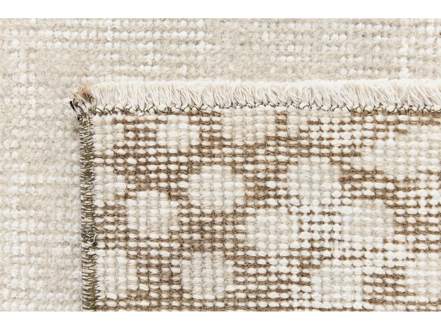 Tapis de laine 165x272 beige Ultra Vintage