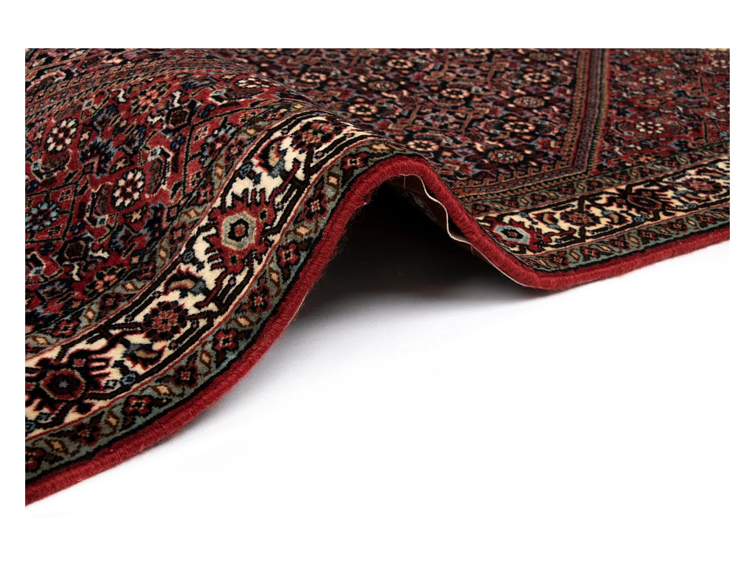 Tapis de couloir en laine 76x402 rouge Bidjar