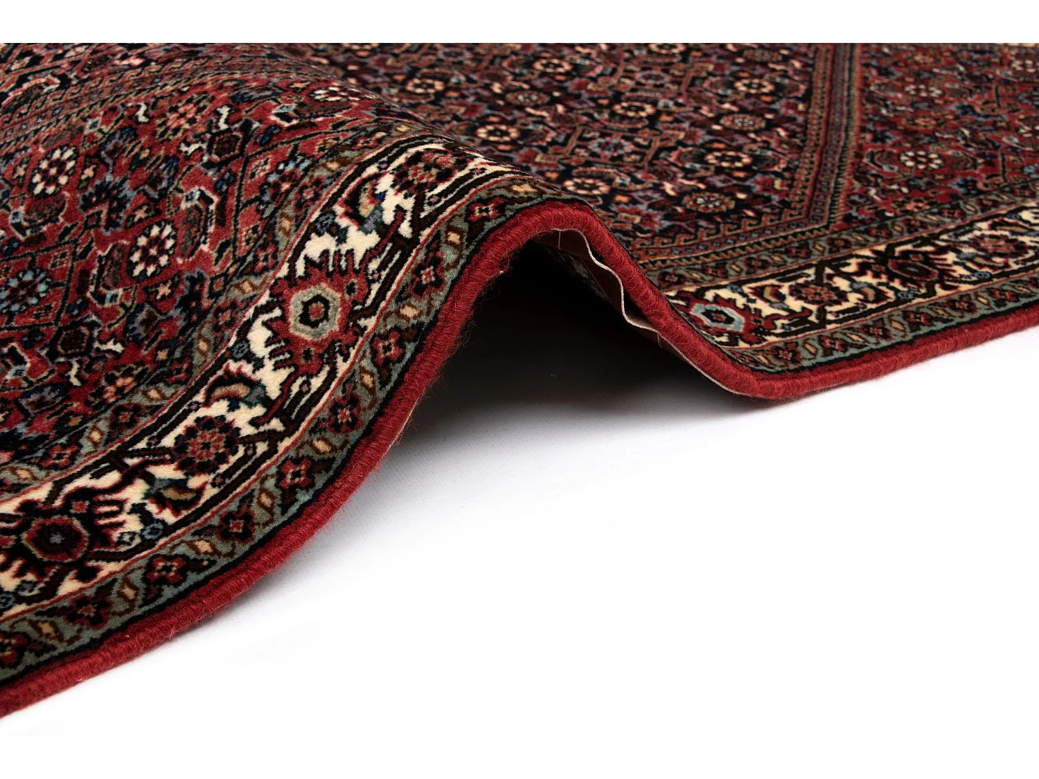 Loper-Woltapijt 402x76 Rood Bidjar