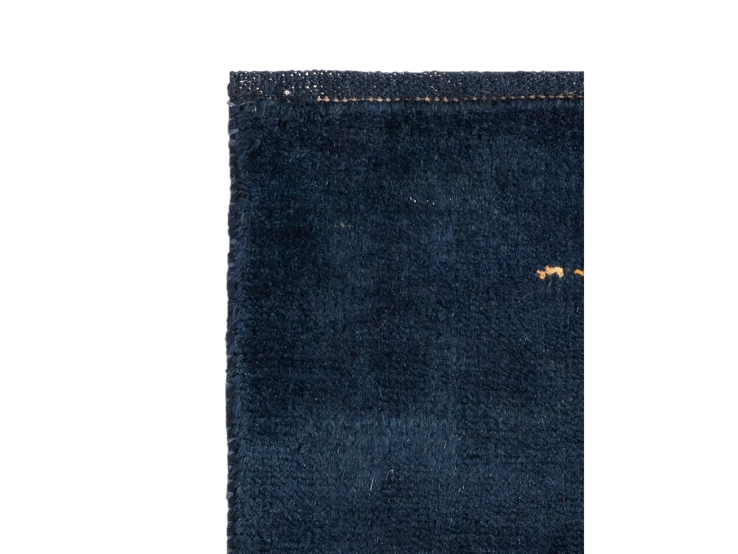 Tapis de laine 45x50 Bleu Gabbeh