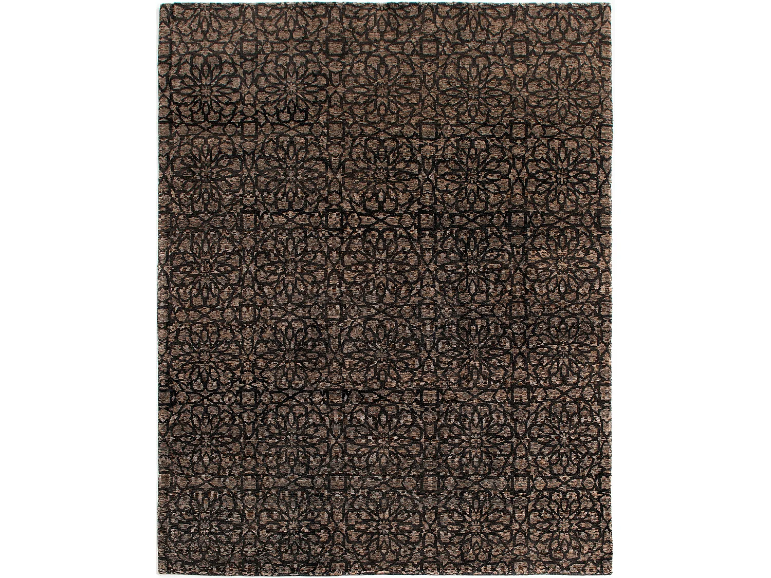 Wollteppich 242x304 Braun Juma