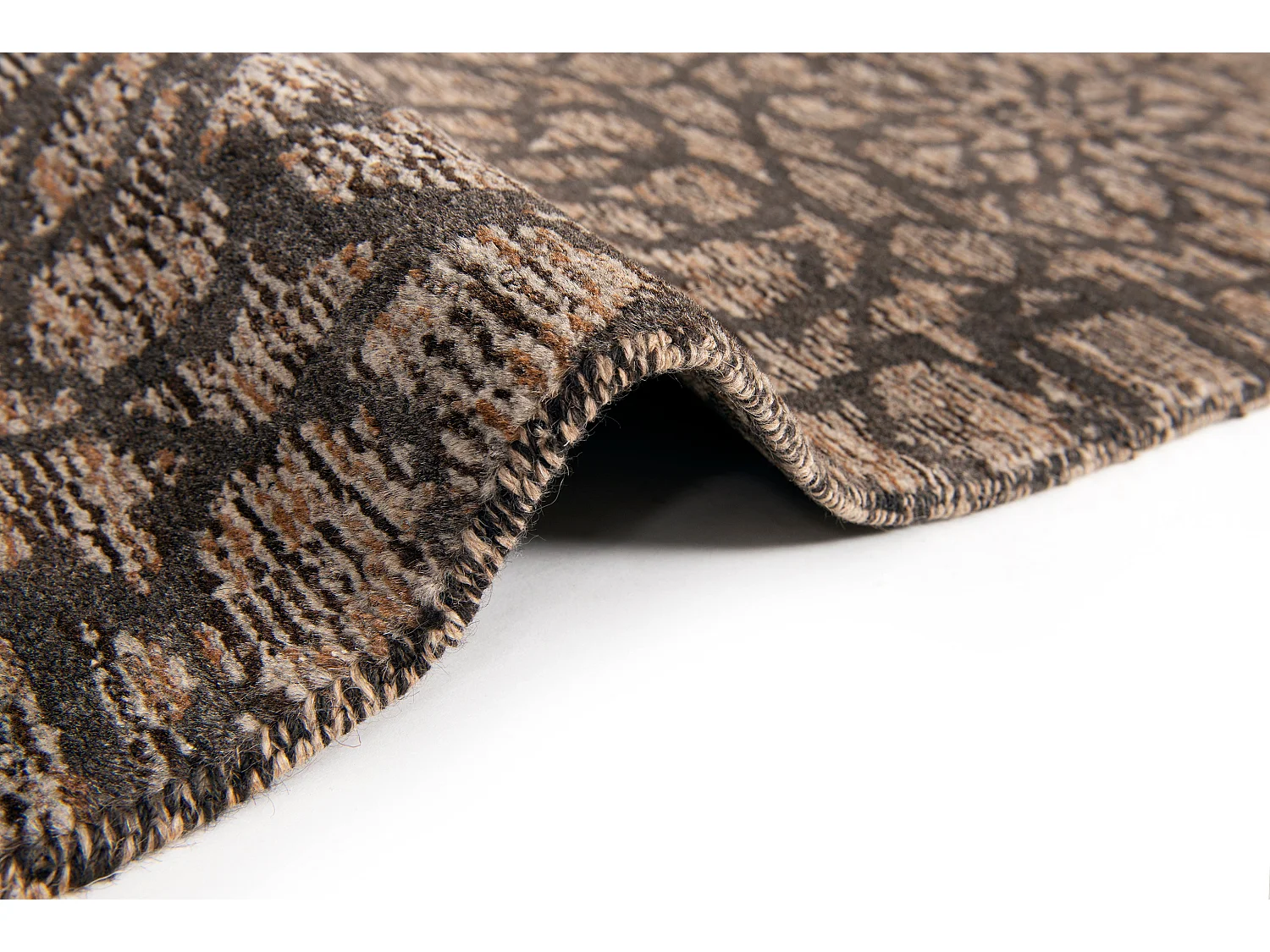 Wollteppich 242x304 Braun Juma