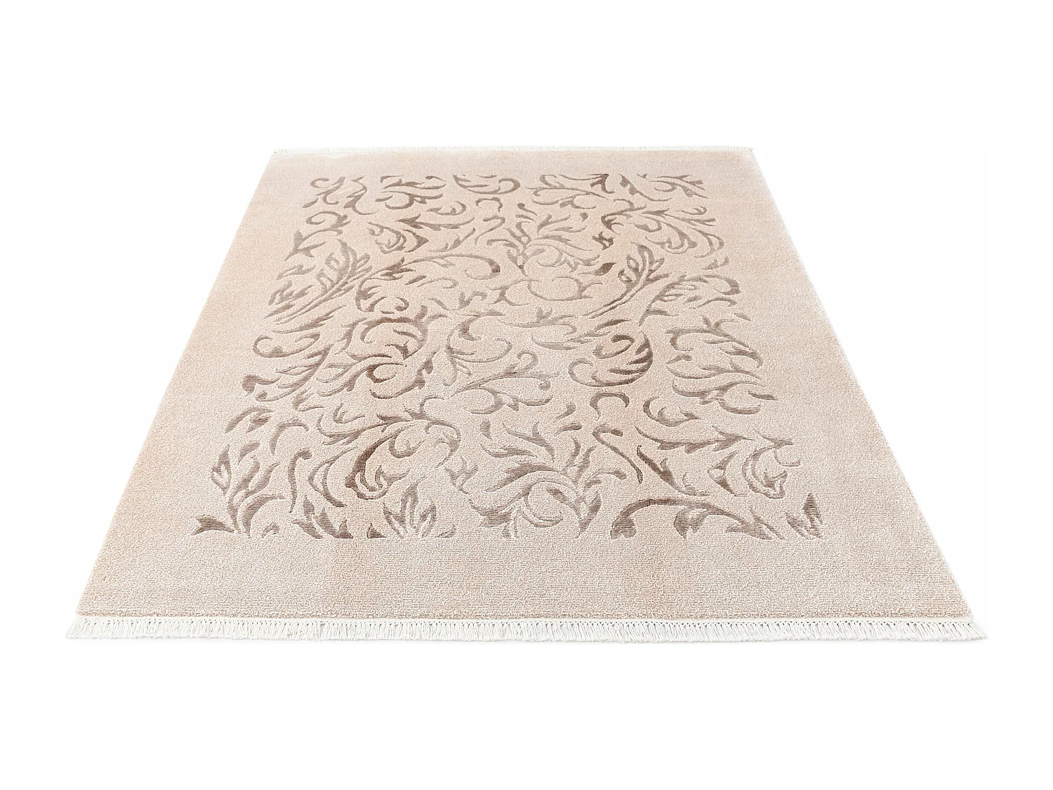 Wollteppich 150x196 Braun Darya