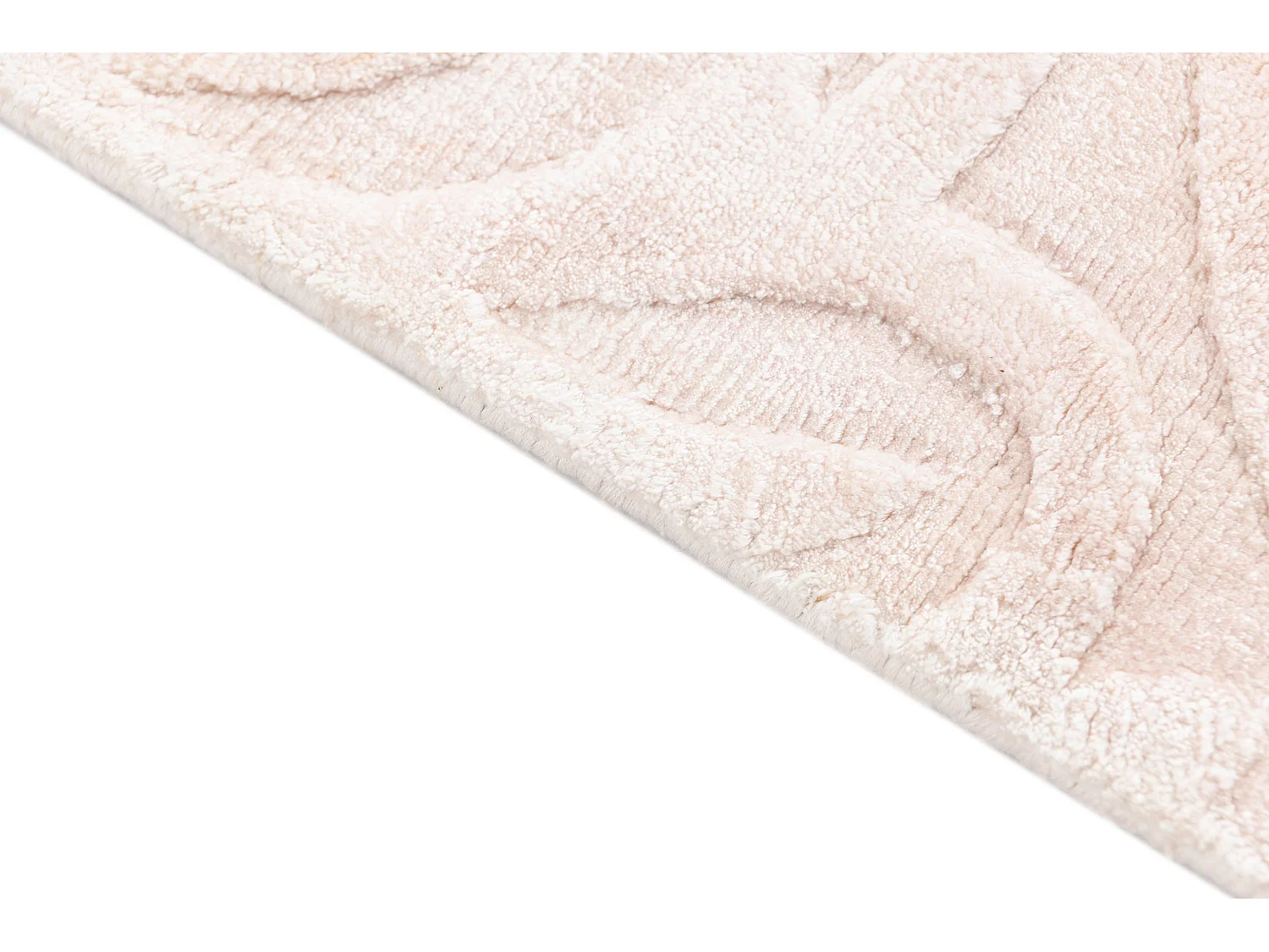 Tapis de couloir en laine 168x244 rose Darya