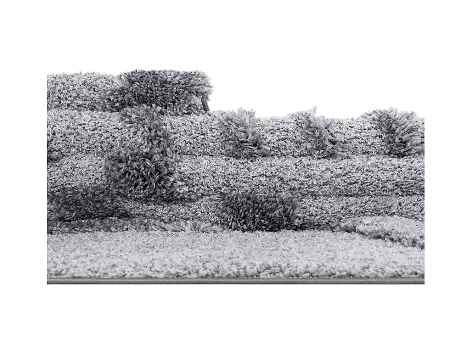 Hoogpolig tapijt 305x240 Grijs Thun Avis